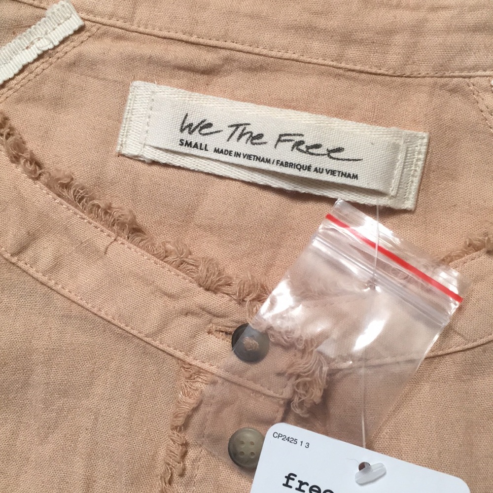 Free People Keep It Simple Buttondown Blouse - Picture 5 of 7